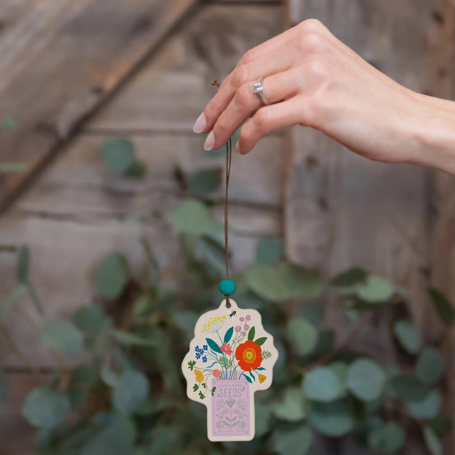 Let Love Grow Car Air Freshener