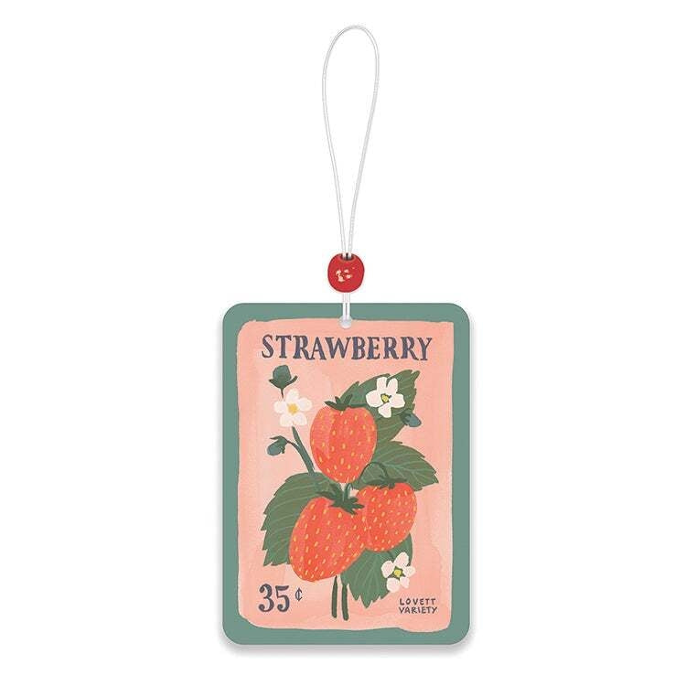 Strawberry Seeds Car Freshener