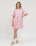 Tiered Bow Back Dress