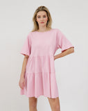 Tiered Bow Back Dress
