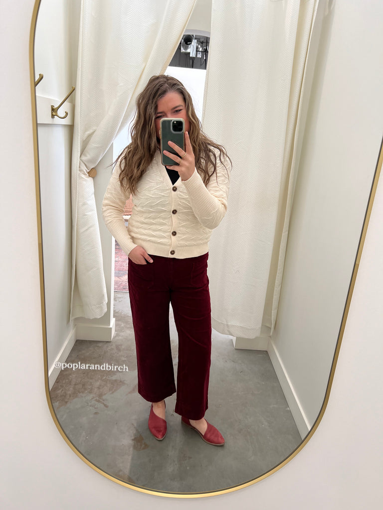 Cora Crop Wide Leg Pant