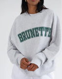 Brunette Varsity Not Your Boyfriend Crew