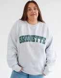 Brunette Varsity Not Your Boyfriend Crew