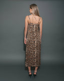 Satin Leopard Maxi