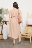 Mocha Midi Dress *Curve*