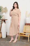 Mocha Midi Dress *Curve*