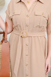 Mocha Midi Dress *Curve*