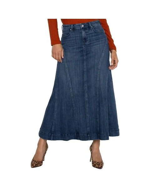Mermaid Denim Maxi Skirt – Poplar Birch