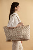 Quilted Expandable Tote