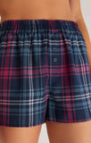 Midnight Blue Plaid Boxer