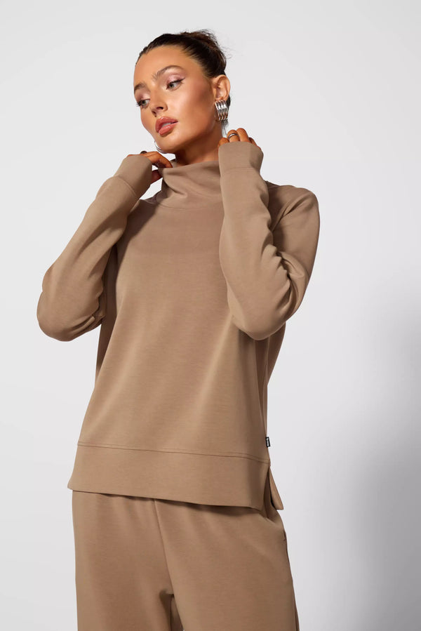 Dreamweave Mock Neck Sweatshirt