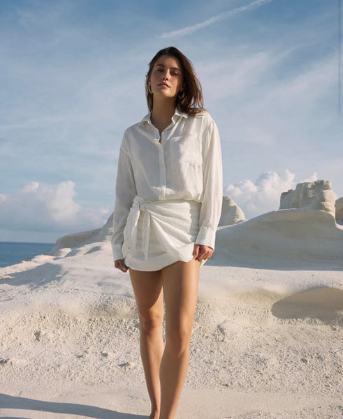 The Perfect Linen Button Up