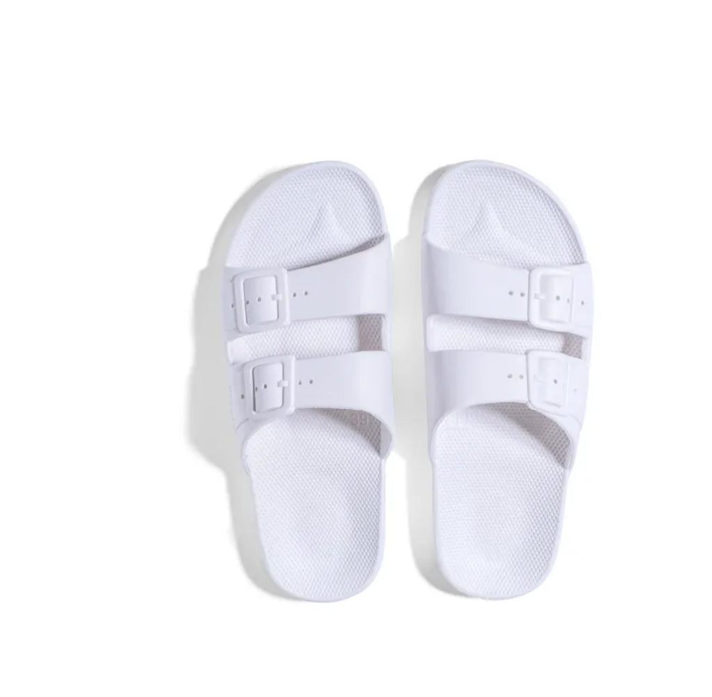 White Freedom Moses Sandal