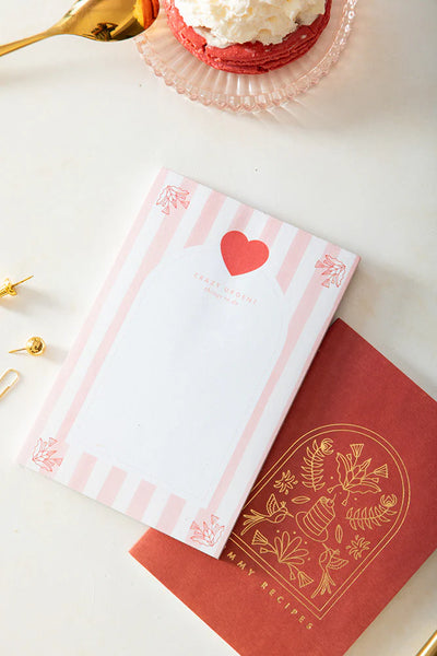 Pink Stripe Notepad