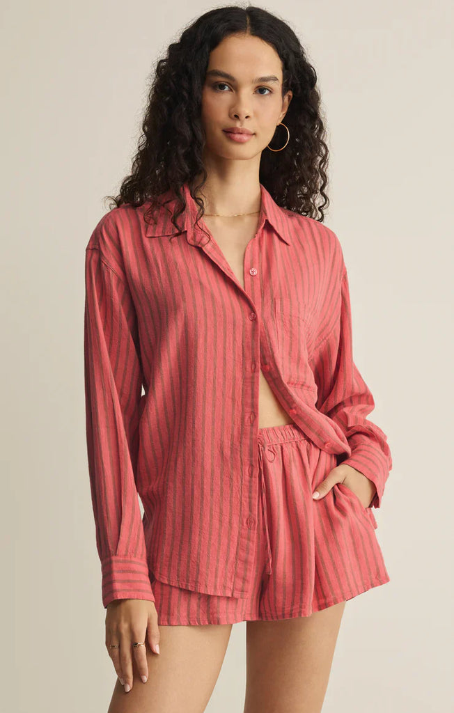 Perfect Striped Button Down