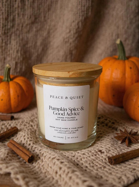 Pumpkin Spice and Good Advice Candle