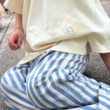 Linen Cotton Stripe Pant