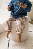 Linen Cotton Stripe Pant