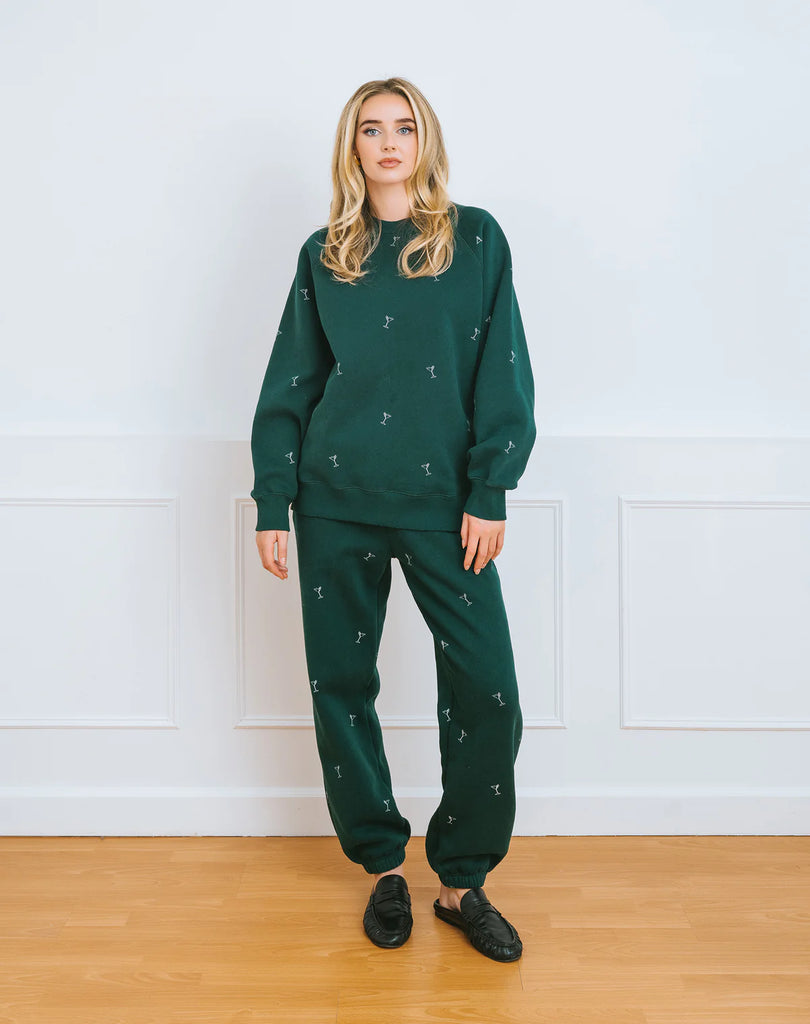 All Over Martini Crewneck