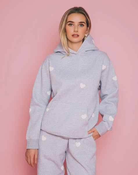 All Over Heart Hoodie