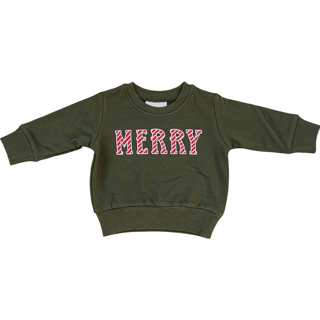 "Merry" French Terry Crewneck