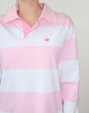 Heart Striped Rugby Shirt