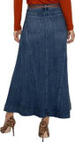 Mermaid Denim Maxi Skirt